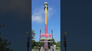 Drop Tower at Carowinds themepark freefall [upl. by Assirehc]