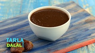 Khajur Imli Chutney Sweet Chutney by Tarla Dalal [upl. by Yderf]