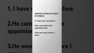 Quick Pick Identification of Parts of Speech For RRBSSC CHSLSSC MTS SSC Sub InspectorUPSCRBI [upl. by Adeline]