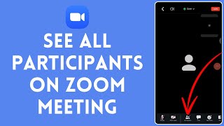 How to See All Participants on Zoom Meeting 2024  Zoom Tutorial [upl. by Stewardson]