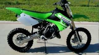 2012 Kawasaki KX85 KX 85 Overview Review Walk Around [upl. by Llerrut]