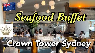 A128pp Epicurean Seafood Buffet in Australia epicurean crowntowerseafoodbuffet sydneyシドニーガイド [upl. by Urana]