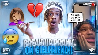 BREAK UP PRANK ON BREANA💔 She Cried [upl. by Areip]