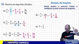 FÁCIL e RÁPIDO 🚨🚨 DIVISÃO DE FRAÇÕES 05 [upl. by Sukramed364]