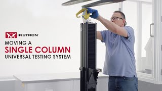 Moving an Instron® Single Column Universal Testing System [upl. by Brade]