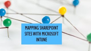 How to map SharePoint sites via Microsoft Intune m365 intune o365 sharepoint [upl. by Rinna949]