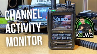 Yaesu FT5D Channel Activity Monitor Setup [upl. by Ezara263]