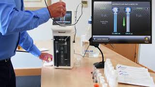 Microlab ML600 MultiSample dilutions for Custom solutions [upl. by Ahseirej]