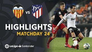 Highlights Valencia CF vs Atletico Madrid 22 [upl. by Yelnikcm]