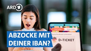 Betrug mit Deutschlandtickets Sicherheitsrisiko SEPALastschrift 😲💸  Marktcheck SWR [upl. by Richmound]