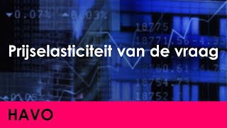 Prijselasticiteit van de vraag  Economie voor havo  Vragers amp Aanbieders [upl. by Akemehc803]