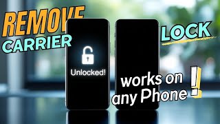 How to Remove Carrier Lock from Any Phone in 2024 [upl. by Erle]