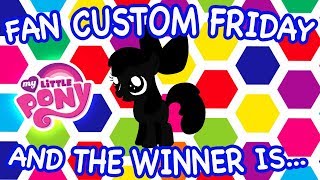 Fan Custom Friday 23  Filly Mini Pony  Custom OC Pony Giveaway FCF by MandaPanda Toy Collector [upl. by Ahseikal]