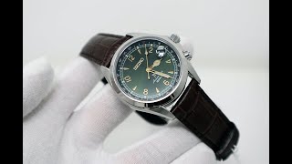 UNBOXING 2020 SEIKO PROSPEX ALPINIST IN GREEN DIAL SPB121J1 [upl. by Koblas]