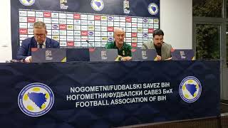 Liga nacija A 2024 BiH  Mađarska 02 konferencija za štampu Mađarska [upl. by Ettevahs]