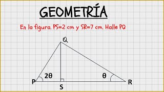 Geometría  Ejercicio de aplicación [upl. by Ahsilat]