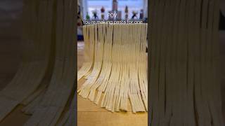 Hand cut SPAGHETTI for one please… pasta shorts [upl. by Alcot]