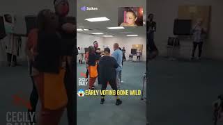 Mayhem at SC Polling Place vote [upl. by Vezza730]