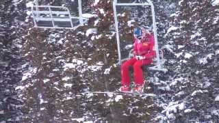 Mikaela Shiffrin Training at Loveland Ski Area [upl. by Eudora511]