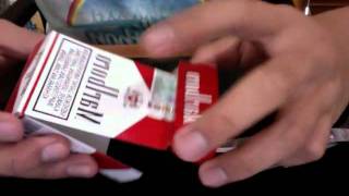 how to make an ashtray from pack of cigarettes [upl. by Etan]