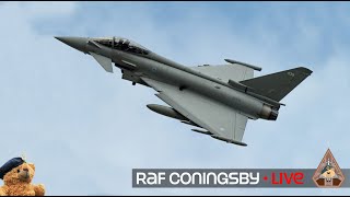 LIVE RAF CONINGSBY TYPHOON FGR4 ACTION BLACKJACK WILDCAT amp TUTOR • QRA STATION 250124 [upl. by Roger]