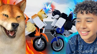 DISPUTA DE MANOBRAS DE MOTO Ft DogBerg  Rodograu SP  Roblox [upl. by Misty472]