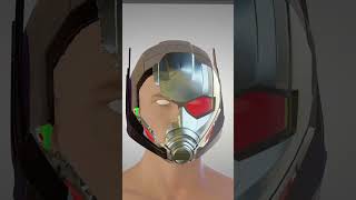 Battle Damaged AntMan amp The Wasp Quantumania Helmet STL File from DO3D Kang 3D Printing Print [upl. by Kaule]