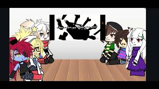 Undertale react to Bad sanses Part 15 MurderDustSans [upl. by Radie]