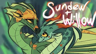 Sundew and Willow  Wings of Fire Speedpaint [upl. by Felita684]