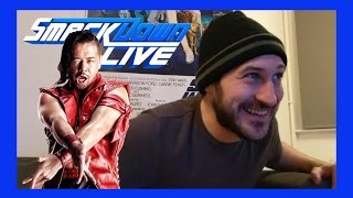 REACTION NAKAMURA DEBUTS ON WWE SMACKDOWN LIVE 040417 [upl. by Nunci]