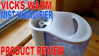 ✅ How To Use Vicks Warm Mist Humidifier Review [upl. by Dennett]