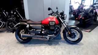 MotoGuzzi Audace 2015 sonido escape y motor Madrid [upl. by Ragnar835]