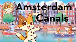 Canals  Amsterdam Netherlands  KeeKees Fun Facts [upl. by Flynn]