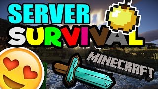 EL MEJOR SERVIDOR MINECRAFT SURVIVAL 112  1122 [upl. by Azarria670]