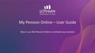 How to use the My Pension Online pension estimator and calculator [upl. by Rayna]