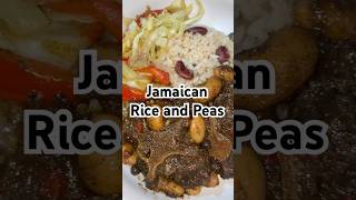 Jamaican rice and peas dancehall jamaicanfood caribbean food [upl. by Colb]