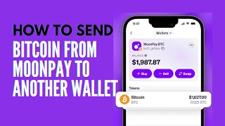 How To Send Bitcoin From Moonpay To Another Wallet  Full Guide  2024 [upl. by Ottavia]