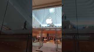 Malaysias first Apple Store🍎👀📱 Yesterday it was still crowded with people shorts apple iphone [upl. by Aivan]