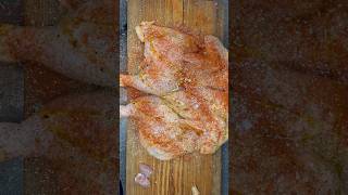 Seasoning amp Prepping Whole Chicken 🐓 food chicken raw recipe season shorts [upl. by Wye]