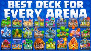 BEST DECKS for EVERY ARENA in Clash Royale 🏆 Arena 123 Decks [upl. by Yeliab249]