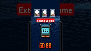 How To Extend Disk Volume in PC  Windows 11 and 10  shorts volume pctips [upl. by Eiznekcam311]