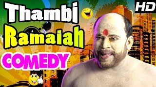 Thambi Ramaiah Comedy Scenes  Vetrivel Tamil Movie  Sasikumar  Ilavarsu  Renuka  Tamil Comedy [upl. by Ymma]