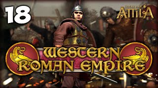 STILICHO UNDER SIEGE Total War Attila  Western Roman Empire Campaign 18 [upl. by Aneerehs]