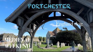 Portchester Castle walk🥧Shepherd’s pie Easy and delicious English dish shepherdspie englandvlog [upl. by Holbrooke]