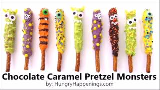 Chocolate Caramel Pretzel Monsters [upl. by Sower]