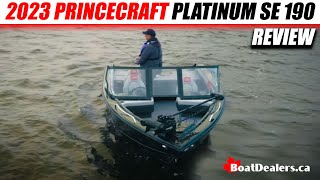 2023 Princecraft Platinum SE 190 fishing boatreview [upl. by Eelsnia]