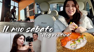 LA MIA ROUTINE DEL SABATO 🩶 palestra pulizierestauro relax ✨ vlog MelissaTani [upl. by Zil]