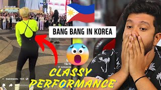 Eumee Capile SHOCKS Korea with Powerful Street Performance of Bang Bang [upl. by Rebekah]