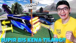 OM TELOLET OM Supir Bus Kena TILANG amp Keliling Indonesia 🔥🚍🔥 Bus Driving Indonesia Basuri [upl. by Pugh]