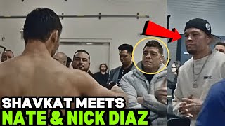 Shavkat Rakhmonov MEETS Nate Diaz amp Nick Diaz VIDEO [upl. by Bywaters]